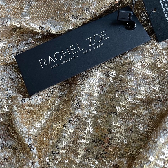 Rachel Zoe gold sequin dress - Picture 2 of 6